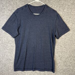 Lululemon Men's Short Sleeve Cotton T-shirt Dark Blue Size M